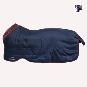 COPERTA INVERNALE EQUILINE VELUT - BLU