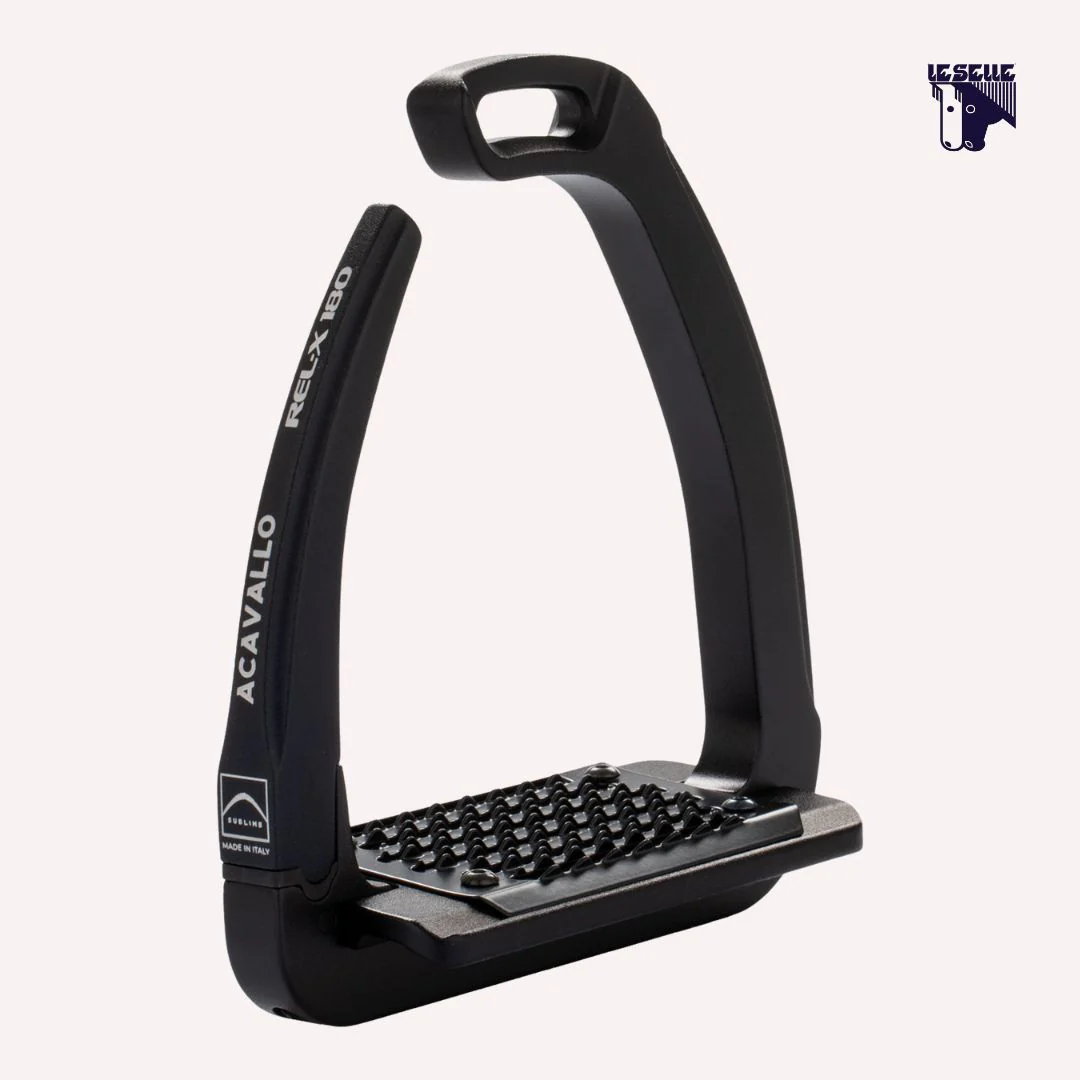STAFFE ACAVALLO REL-EX 180 - TOTAL BLACK - immagine 2