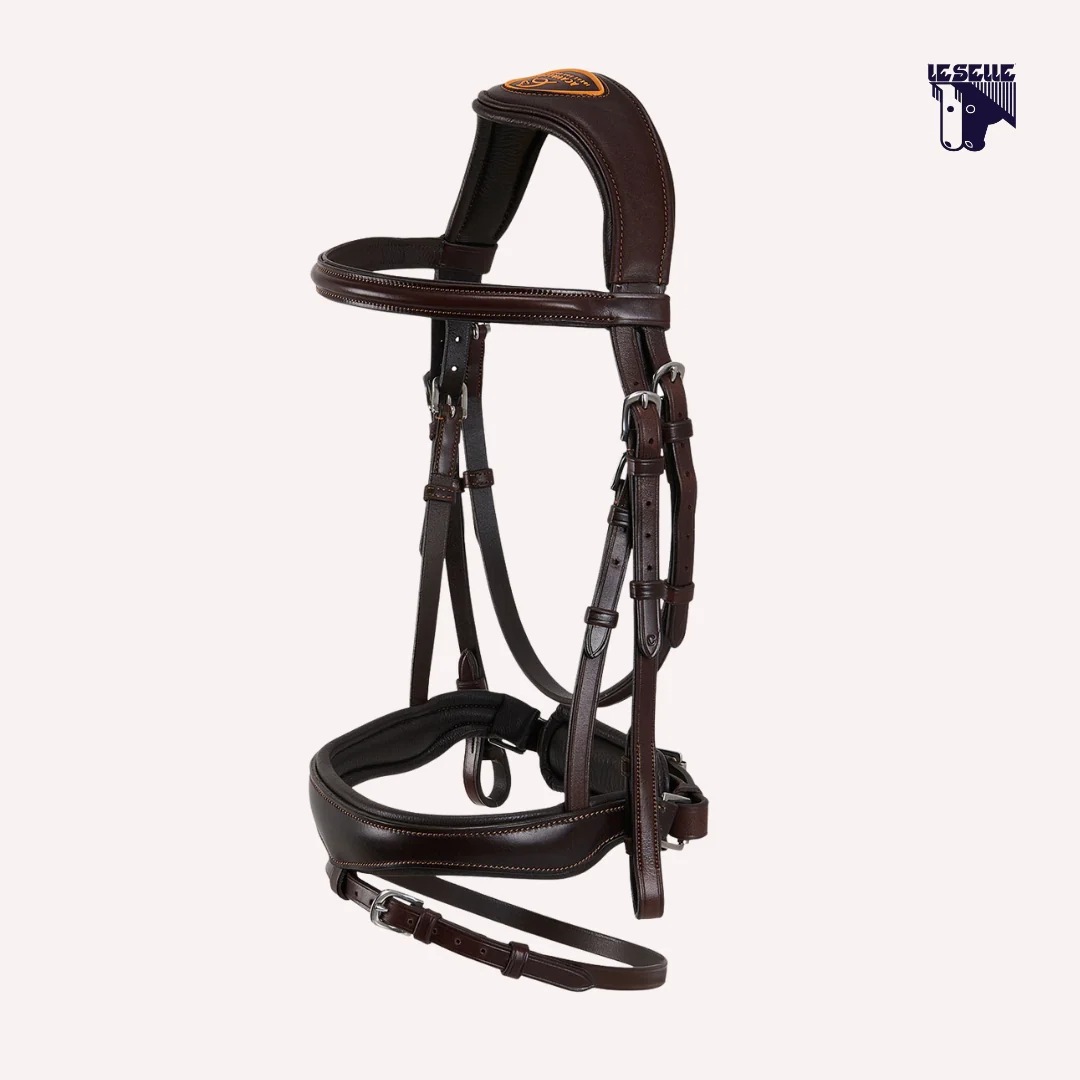 TESTIERA ACAVALLO MAESTÀ 2 - MARRONE - immagine 2