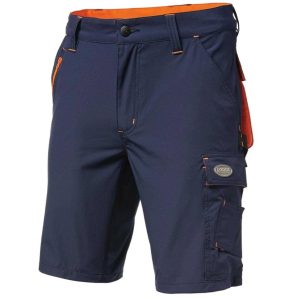 Bermuda stretch blu / arancio 140gr.