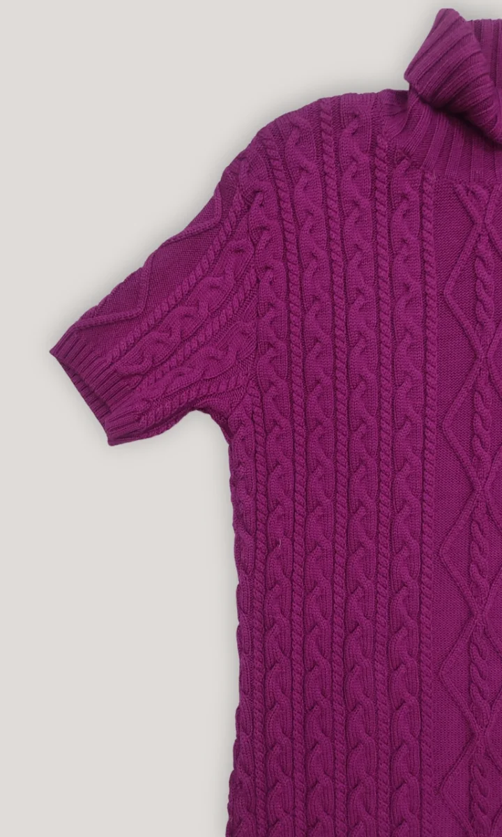 Abito corto in lana pura da donna maniche staccate - immagine 6