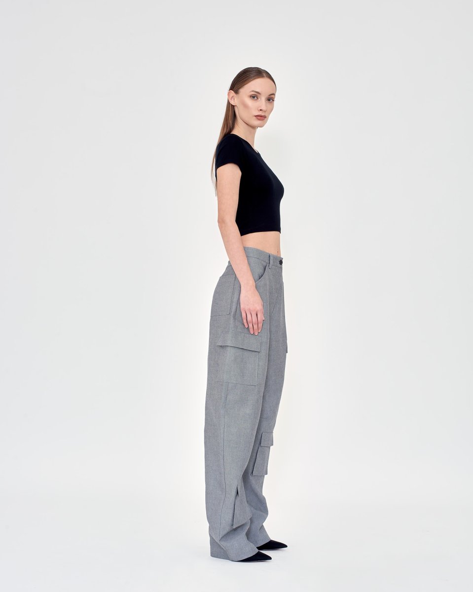 Pantaloni cargo Parigi in Cotone GOTS - immagine 4