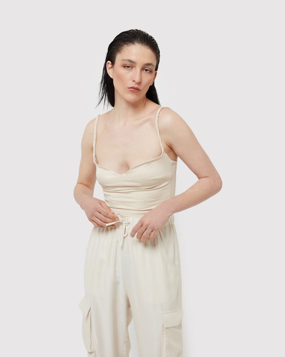 Top Bianca in Aloe Vera - immagine 5