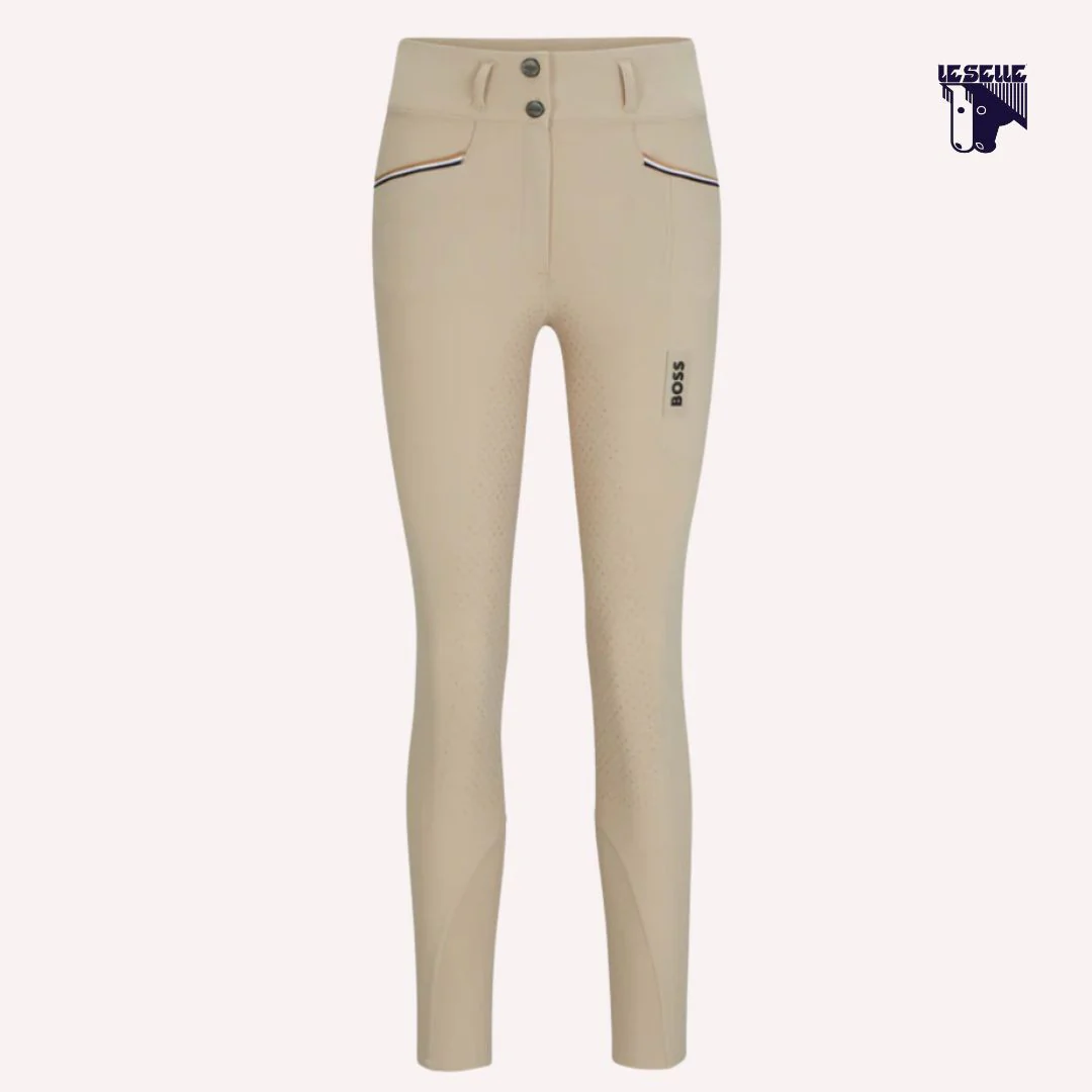 PANTALONI BOSS HAILEY - BEIGE