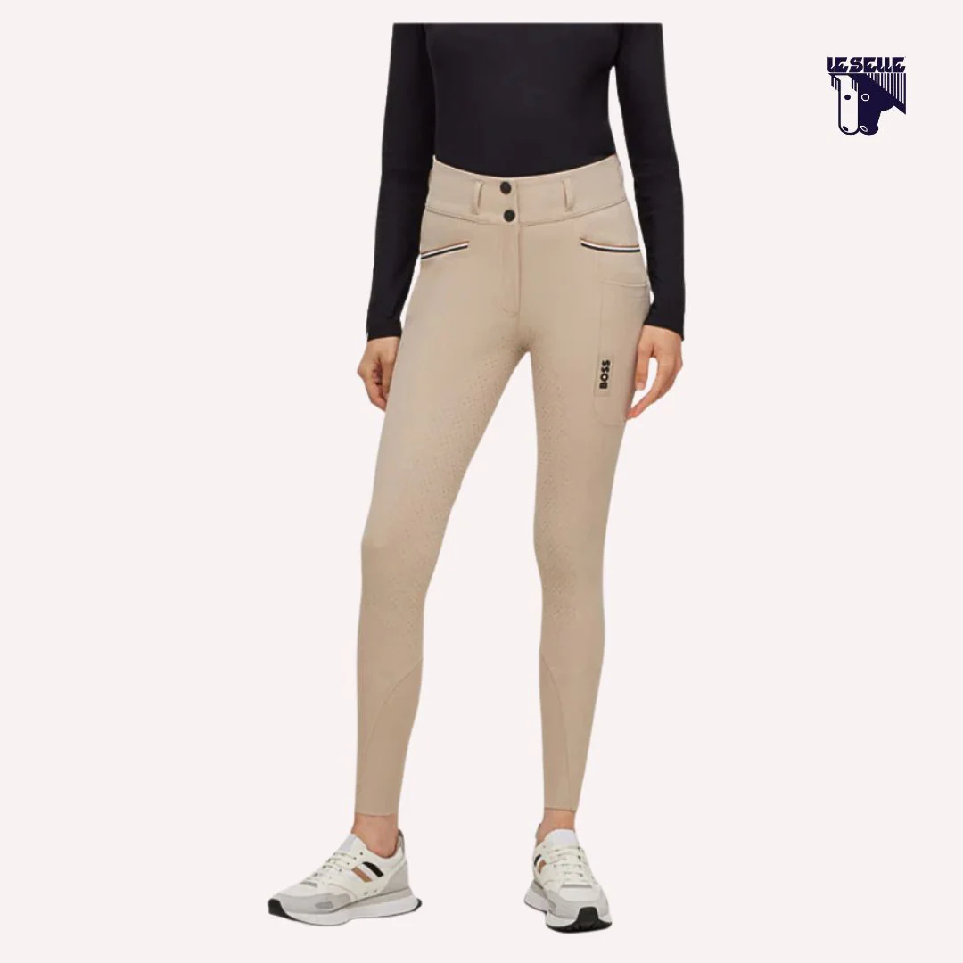 PANTALONI BOSS HAILEY - BEIGE - immagine 3