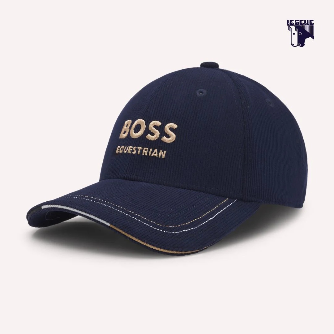CAPPELLINO BOSS CORD - BLU - immagine 2