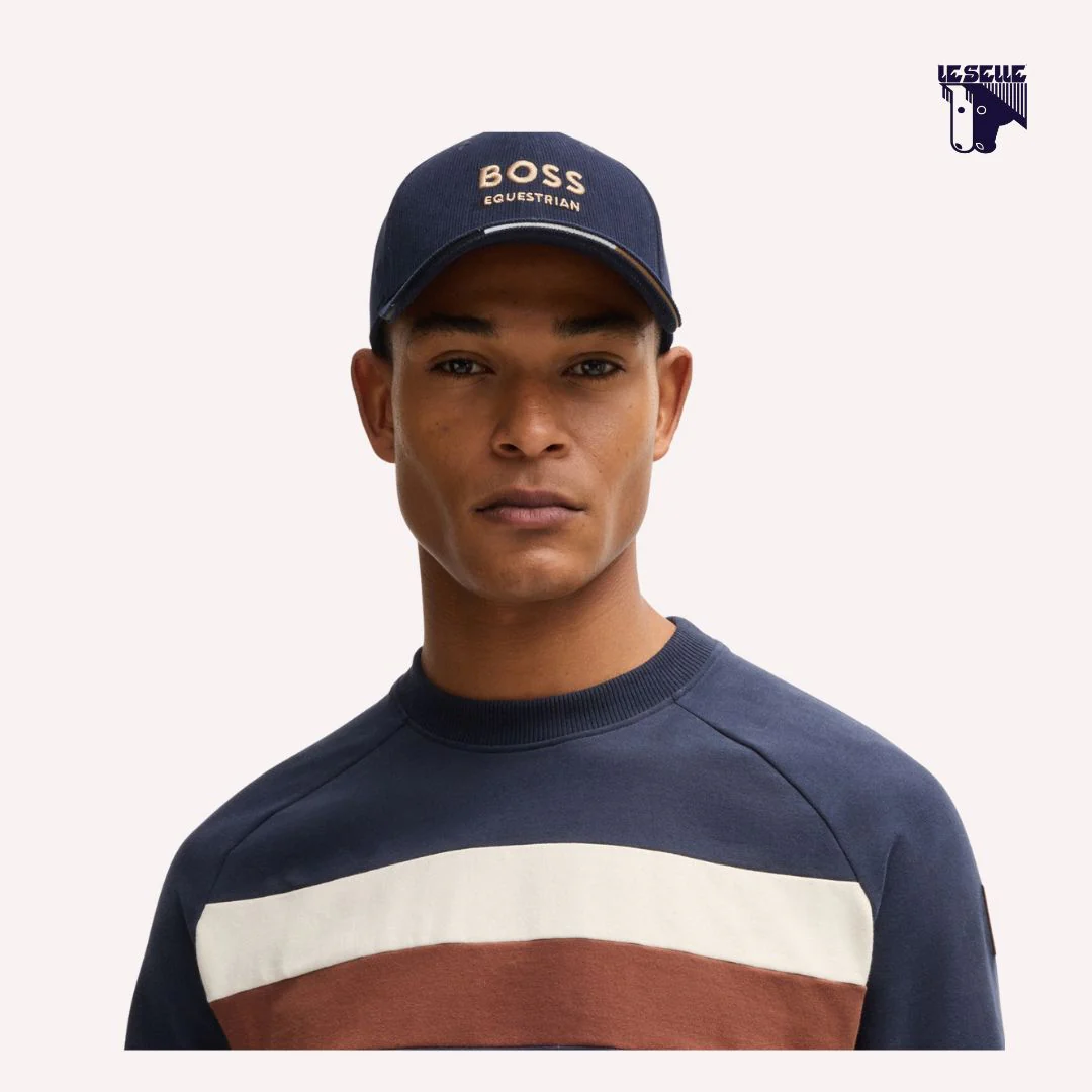 CAPPELLINO BOSS CORD - BLU - immagine 4