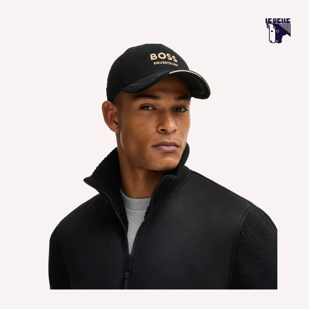 CAPPELLINO BOSS CORD - NERO - immagine 4