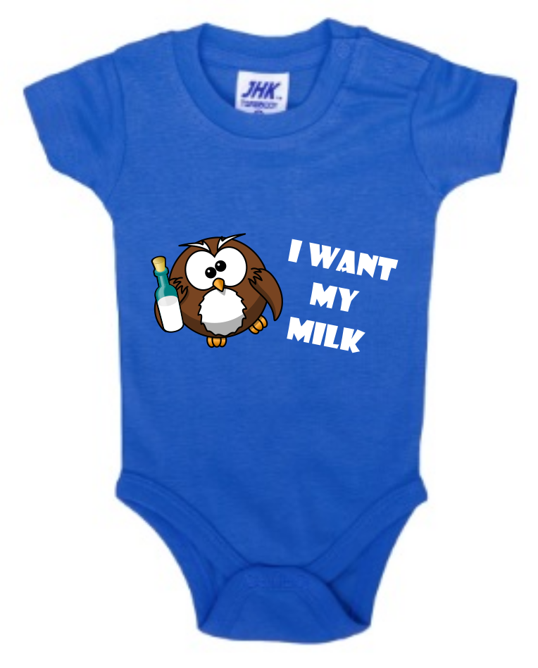 Tutina Neonato Baby Body “I want my milk” - immagine 3