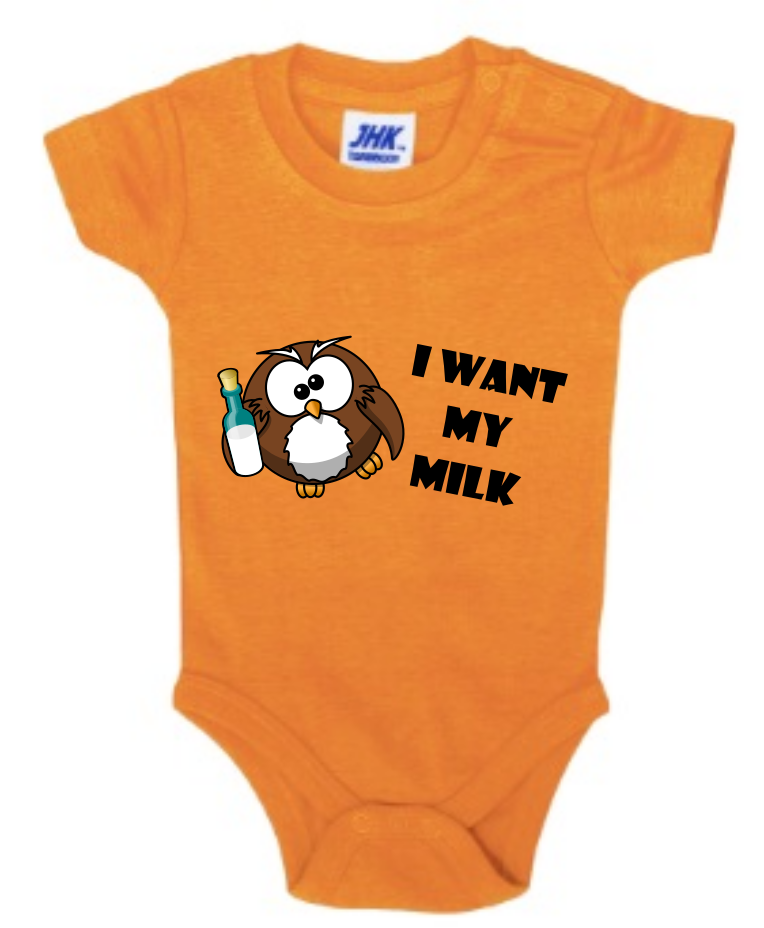 Tutina Neonato Baby Body “I want my milk” - immagine 5