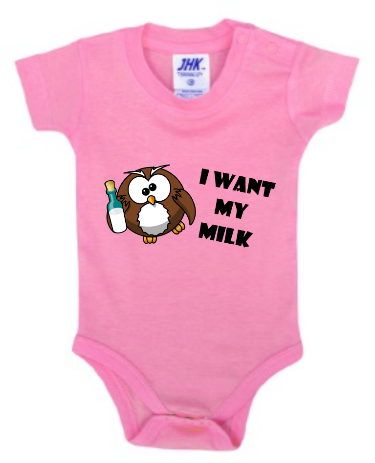 Tutina Neonato Baby Body “I want my milk” - immagine 6