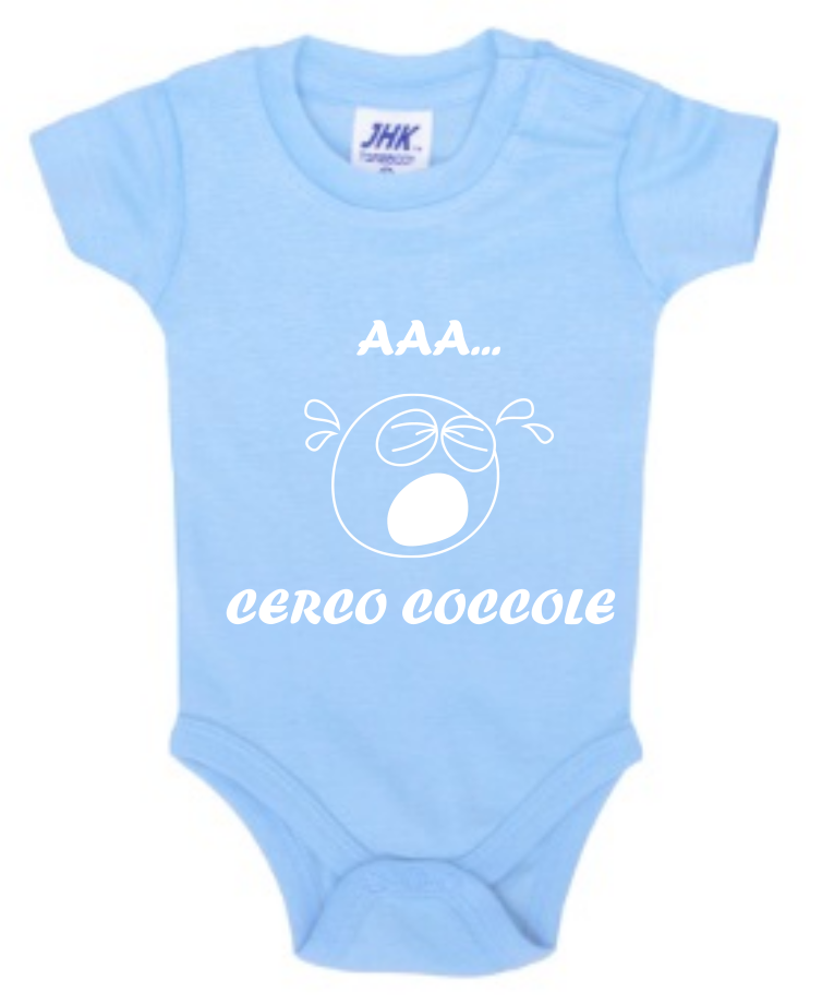 Tutina Neonato Baby Body “Cerco Coccole” - immagine 5