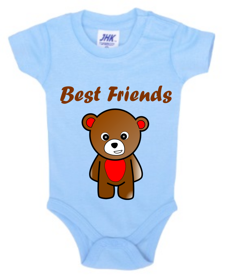 Tutina Neonato Baby Body “Best Friends” - immagine 4