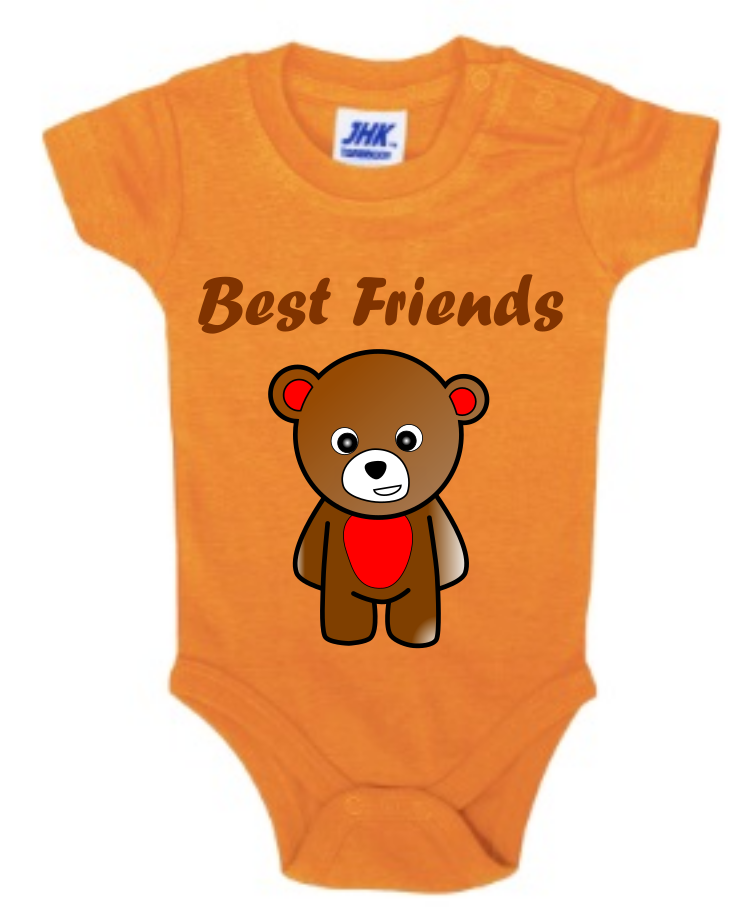 Tutina Neonato Baby Body “Best Friends” - immagine 5