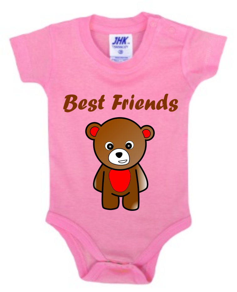 Tutina Neonato Baby Body “Best Friends” - immagine 6