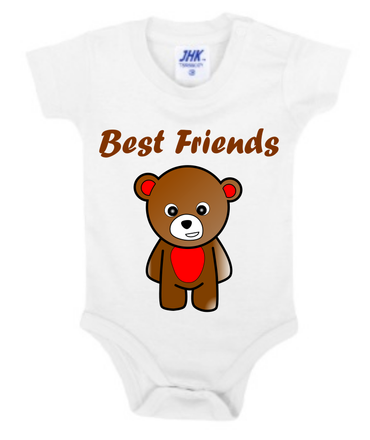 Tutina Neonato Baby Body “Best Friends” - immagine 7