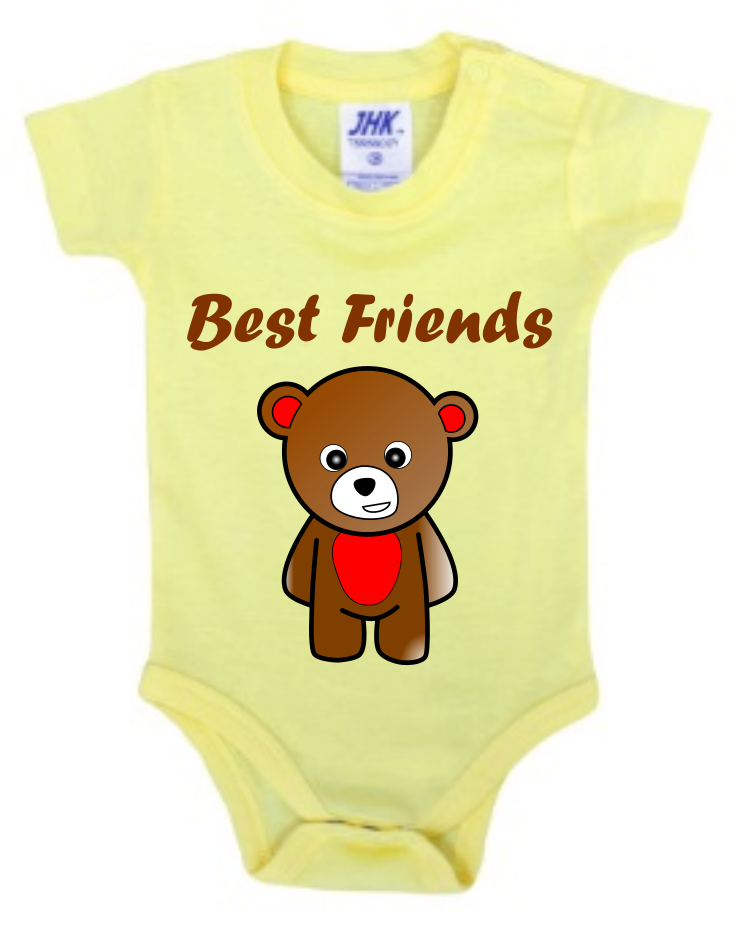 Tutina Neonato Baby Body “Best Friends” - immagine 8