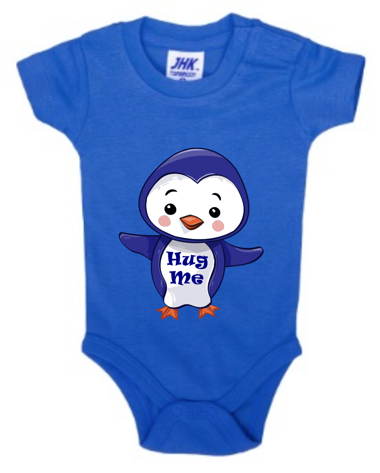 Tutina Neonato Baby Body “Pinguino Hug Me” - immagine 2