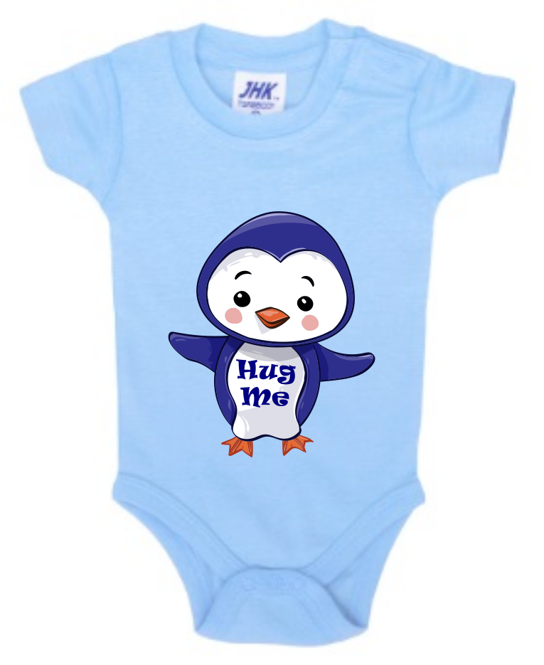 Tutina Neonato Baby Body “Pinguino Hug Me” - immagine 8