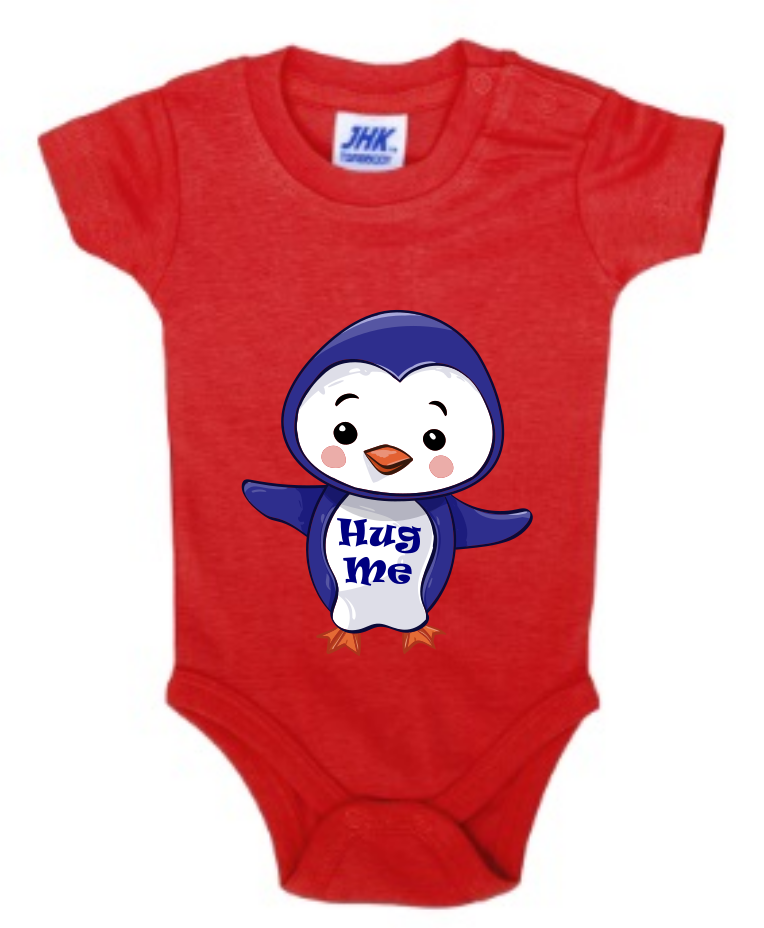 Tutina Neonato Baby Body “Pinguino Hug Me” - immagine 5