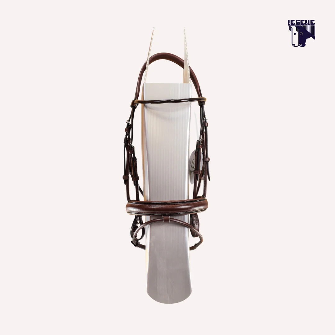 TESTIERA NO STRESS SELLERIA EQUIPE - MARRONE - immagine 3