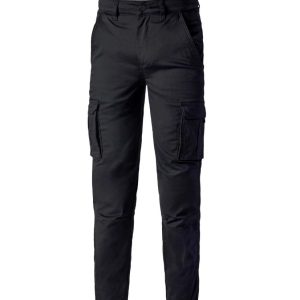 Pantalone polycotone stretch nero 240gr.