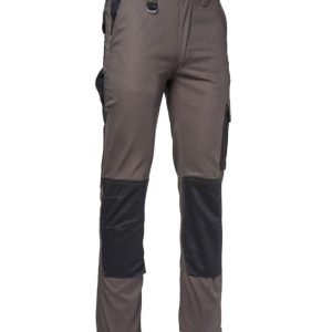 Pantalone cargo grigio / nero