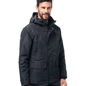 Giacca lunga impermeabile in graphene