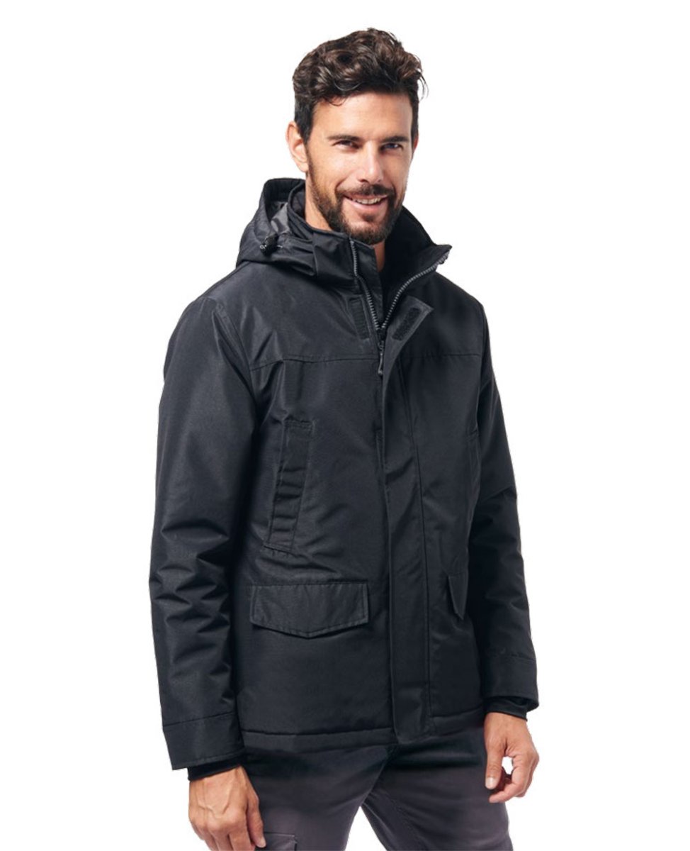 Giacca lunga impermeabile in graphene - immagine 2