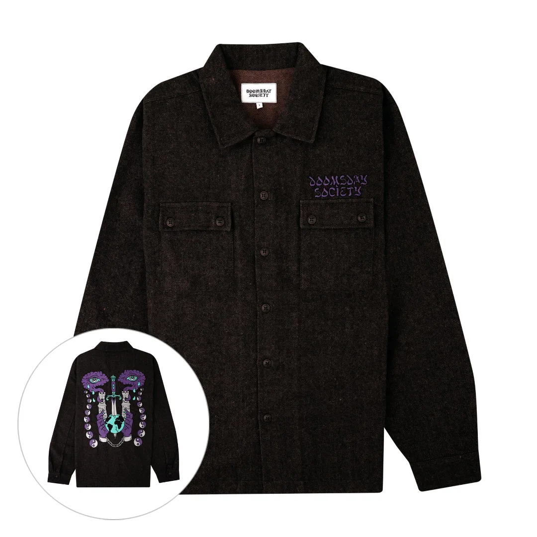 Camicia DOOMSDAY SOCIETY Art of Seeing - immagine 3