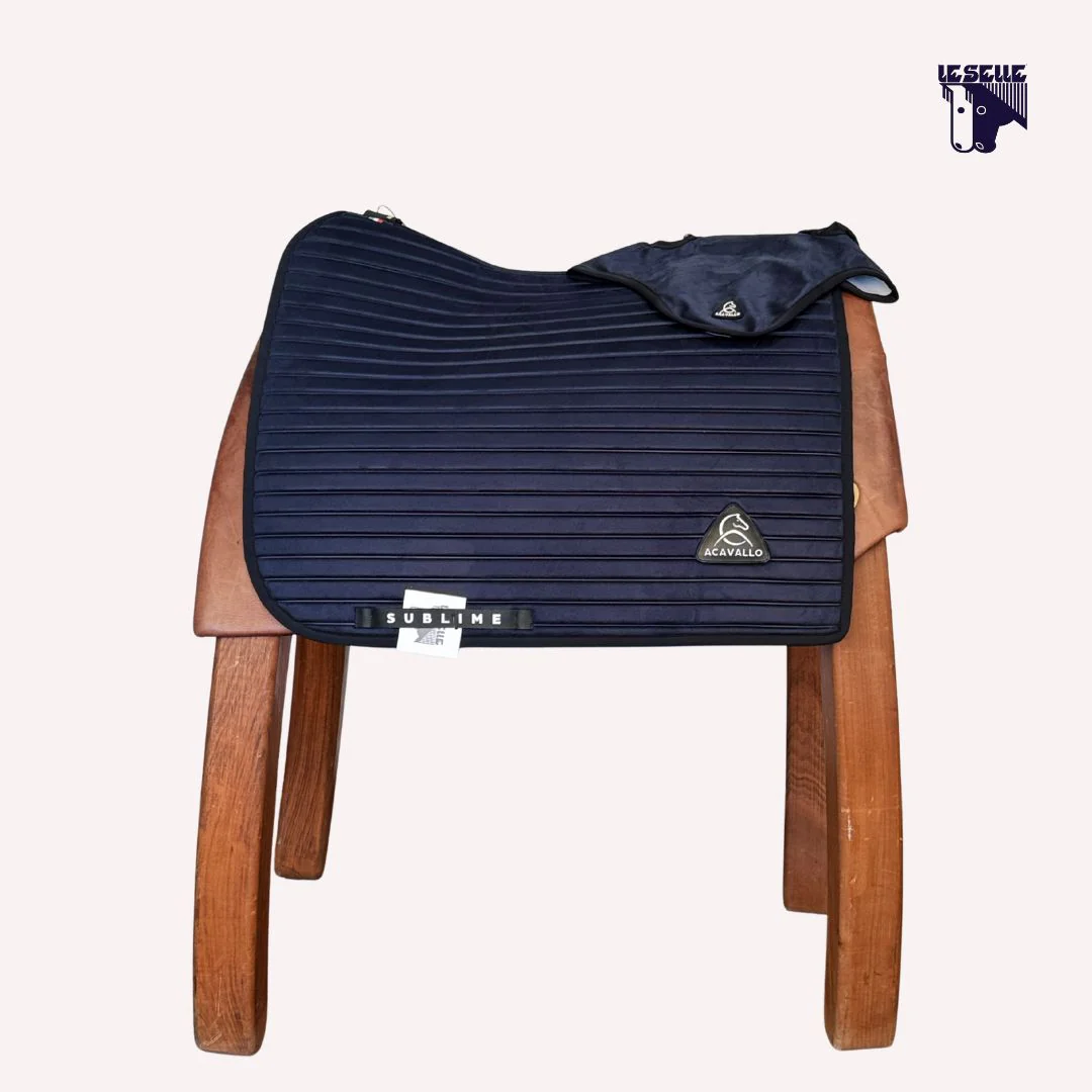 SOTTOSELLA E CUFFIETTA ACAVALLO SUBLIME - BLU - immagine 5