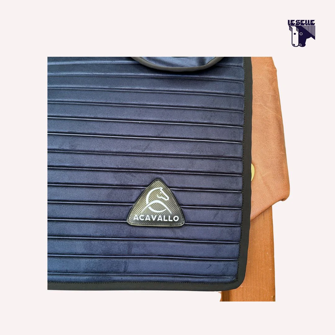 SOTTOSELLA E CUFFIETTA ACAVALLO SUBLIME - BLU - immagine 4