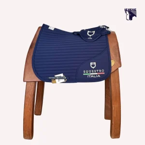 SOTTOSELLA E CUFFIETTA EQUESTRO X FISE DRESSAGE - BLU