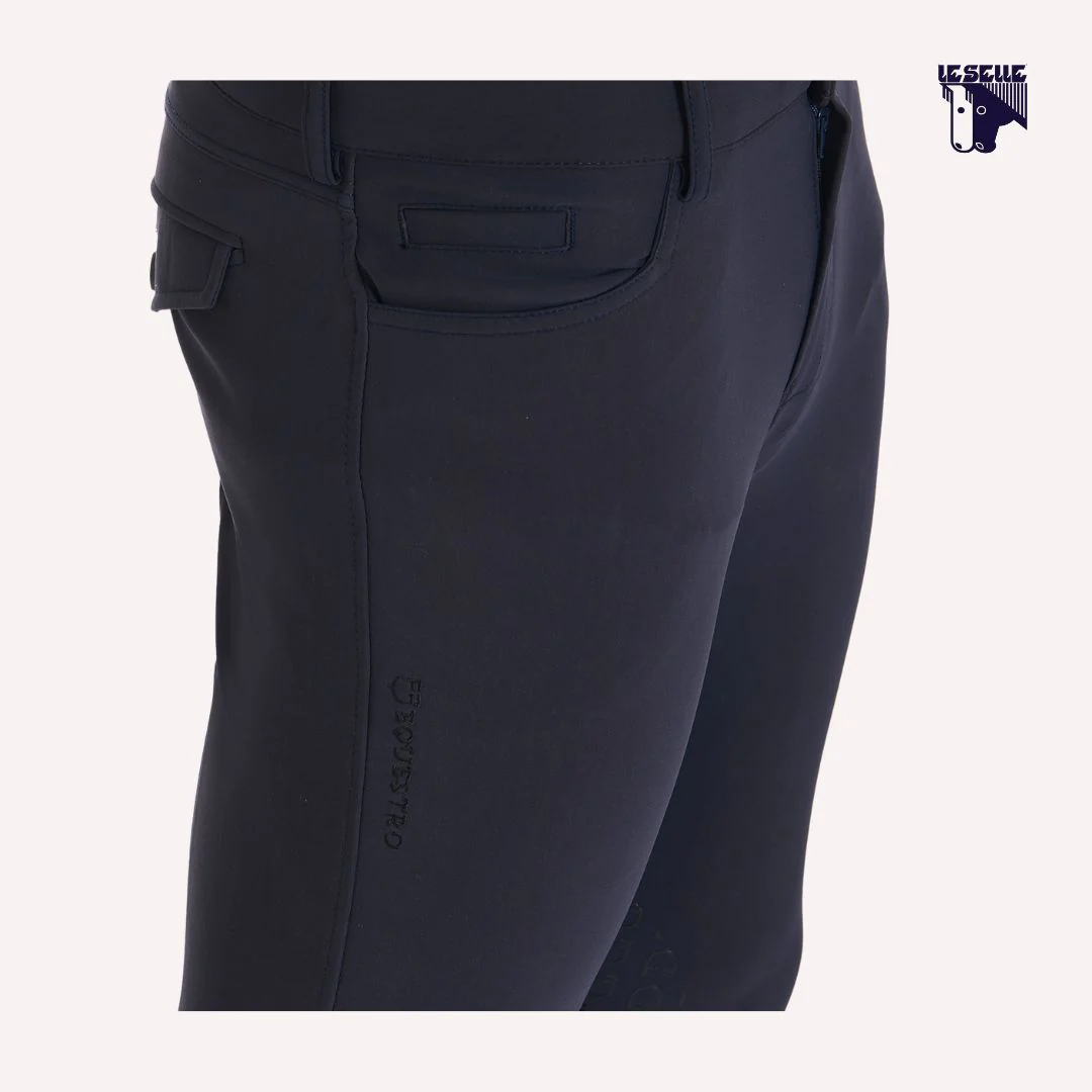 PANTALONI UOMO EQUESTRO CASPAR - BLU - immagine 4