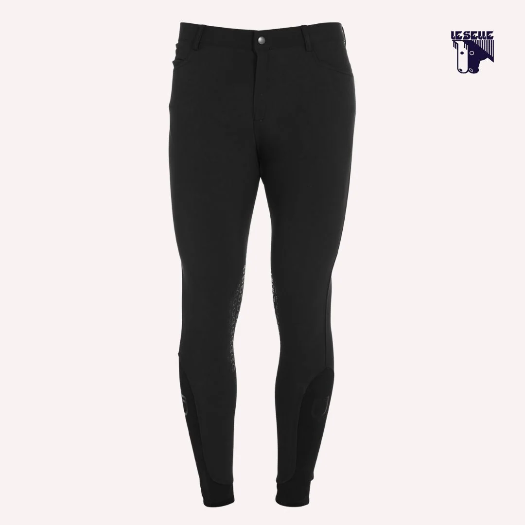 PANTALONI UOMO EQUESTRO CASPAR - NERO