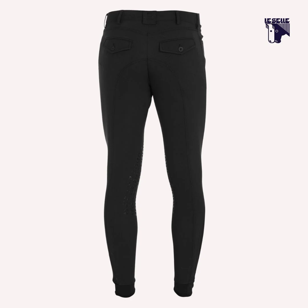 PANTALONI UOMO EQUESTRO CASPAR - NERO - immagine 4