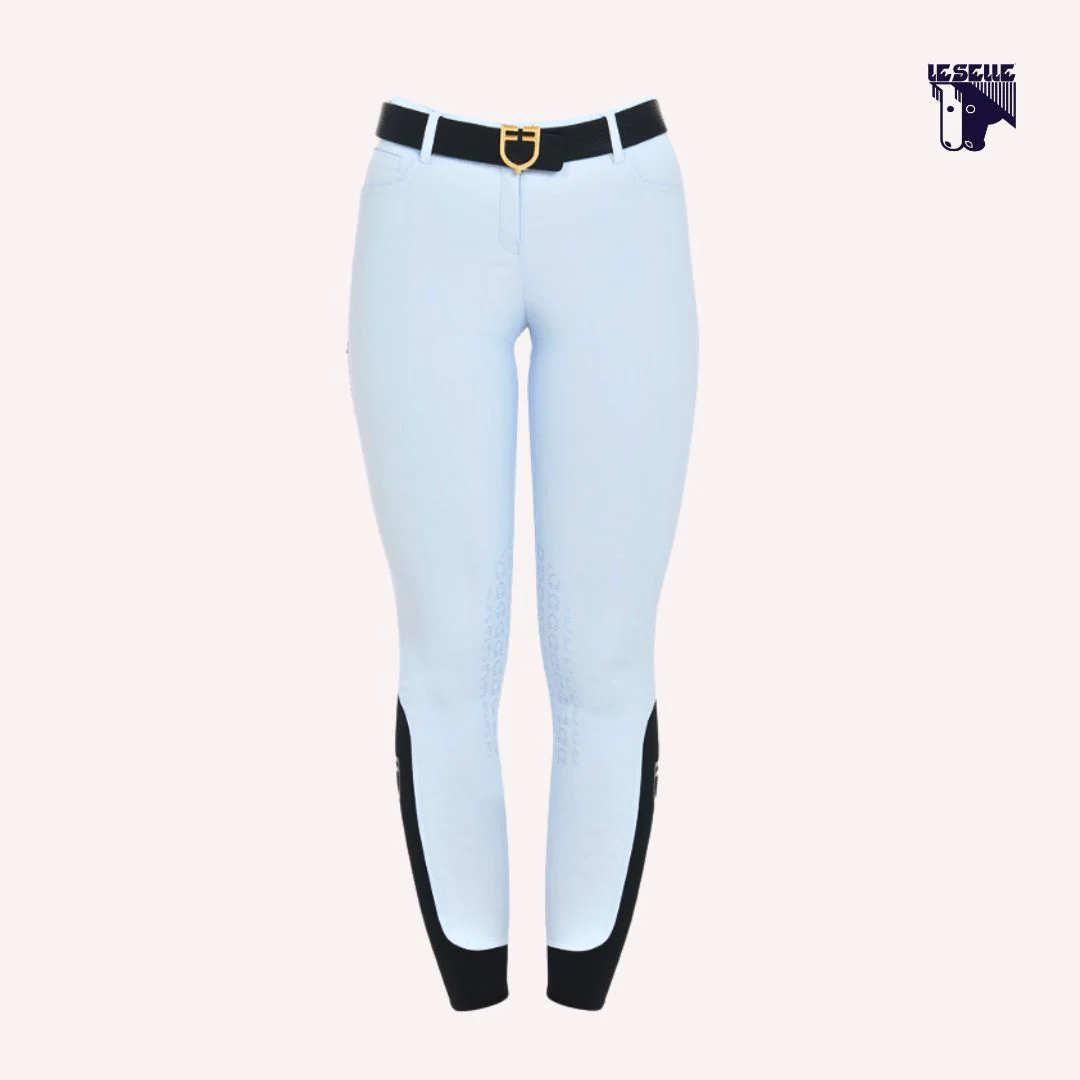 PANTALONI EQUESTRO ZENDA LIGHT - AZZURRO - immagine 2