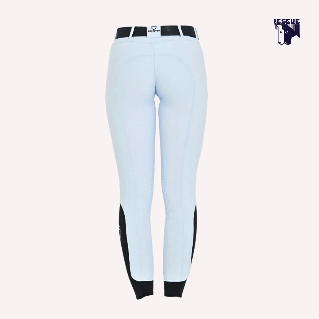PANTALONI EQUESTRO ZENDA LIGHT - AZZURRO - immagine 3