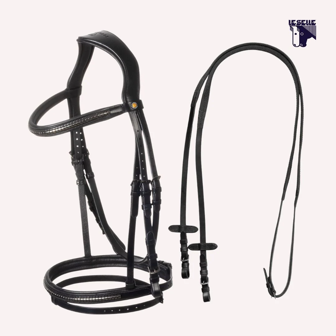 TESTIERA EQUESTRO ANATMICA CLINCHER - NERO