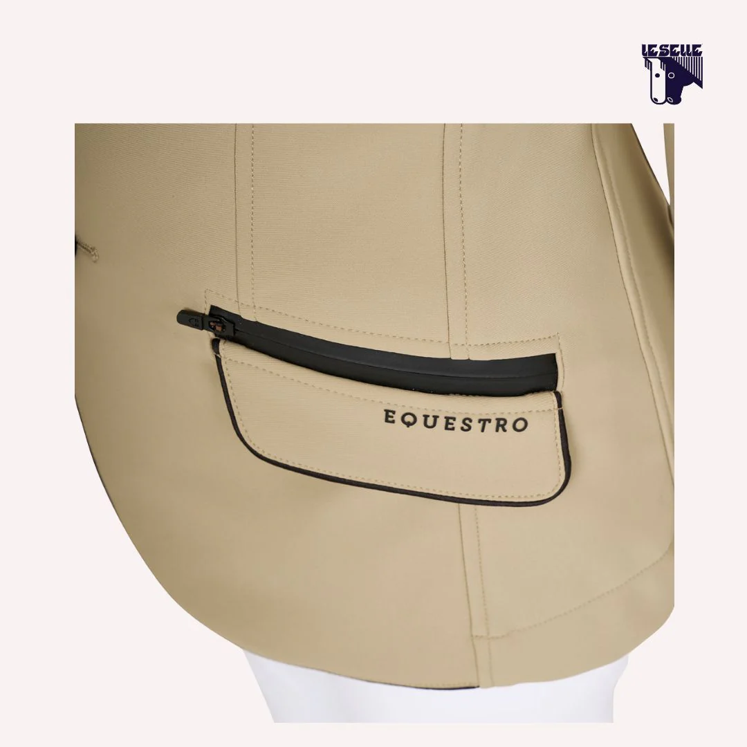 GIACCA EQUESTRO DA CONCORSO TECNOSTRETCH - BEIGE - immagine 4