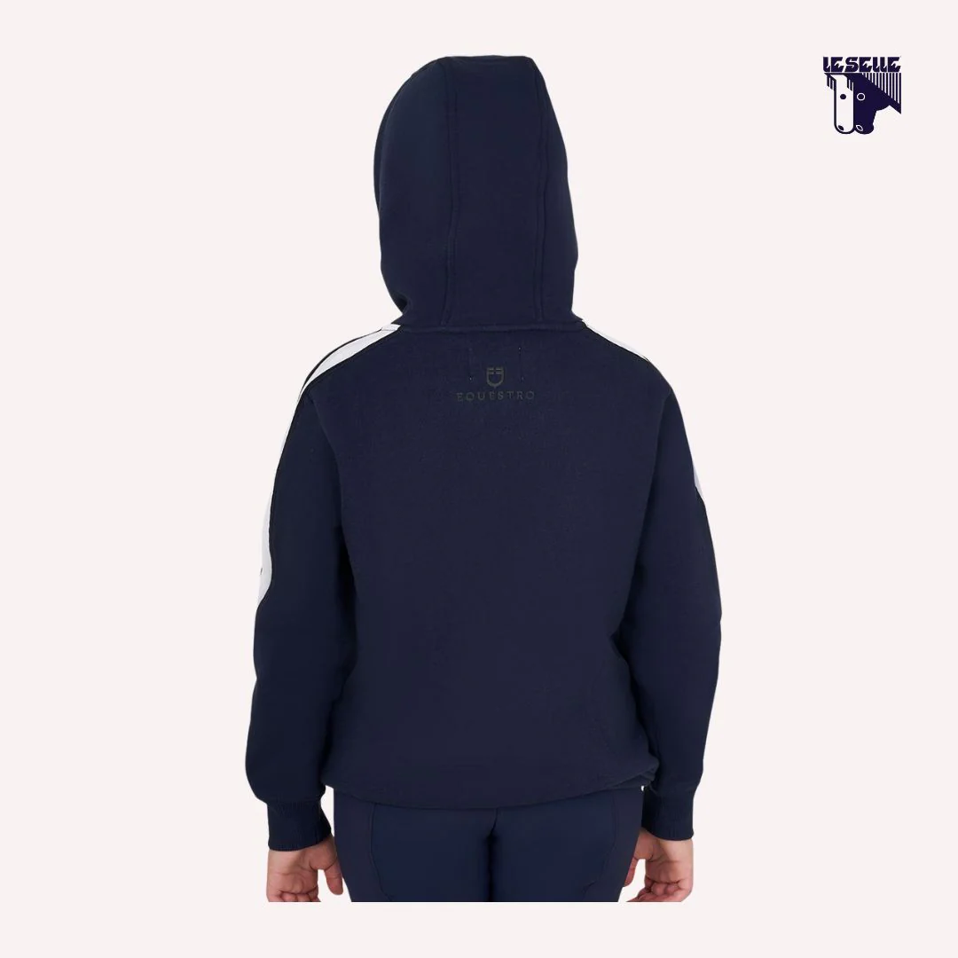 FELPA BIMBA EQUESTRO - BLU - immagine 3