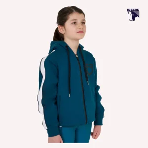 FELPA BIMBA EQUESTRO - BLUE CORAL