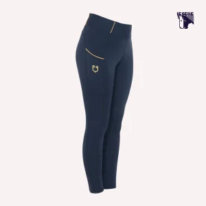 LEGGINGS INVERNALI EQUESTRO - BLU