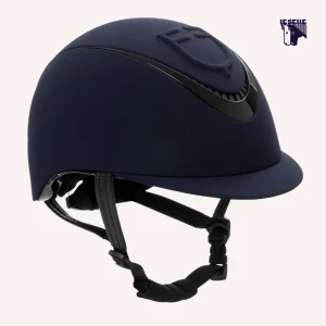 CAP EQUESTRO LOGO EMBOSSED - BLU