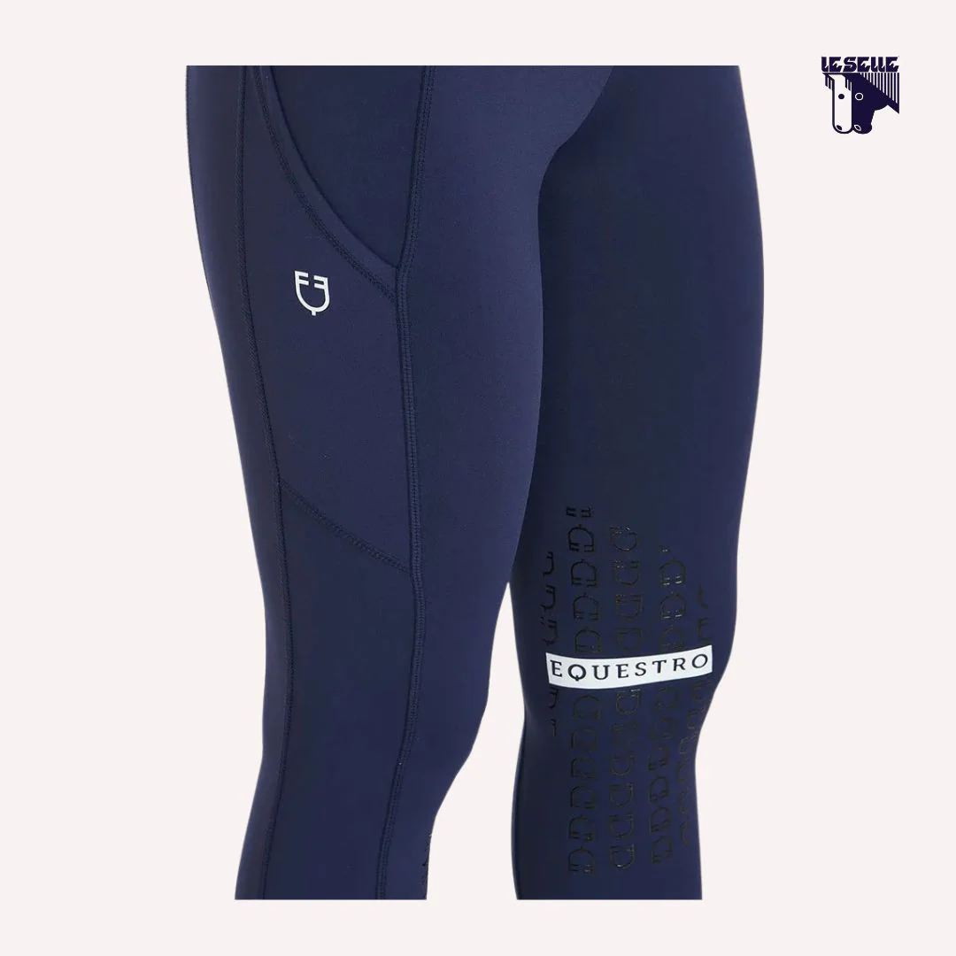 LEGGINGS EQUESTRO KAO - BLU - immagine 4