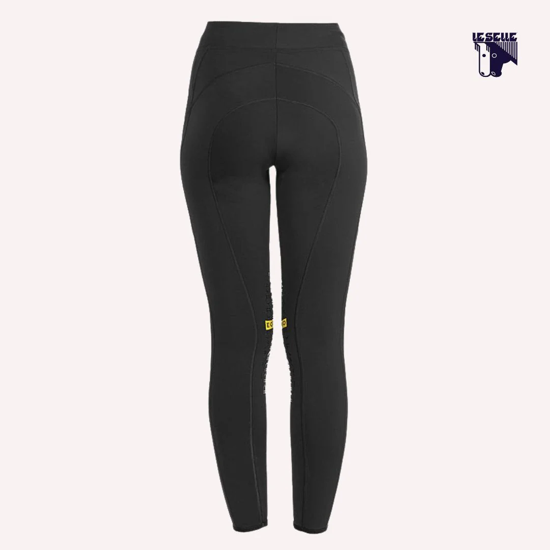 LEGGINGS EQUESTRO KAO - NERO E GIALLO - immagine 3