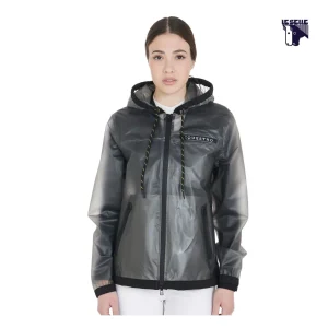 IMPERMEABILE EQUESTRO DONNA - GRIGIO TRASPARENTE