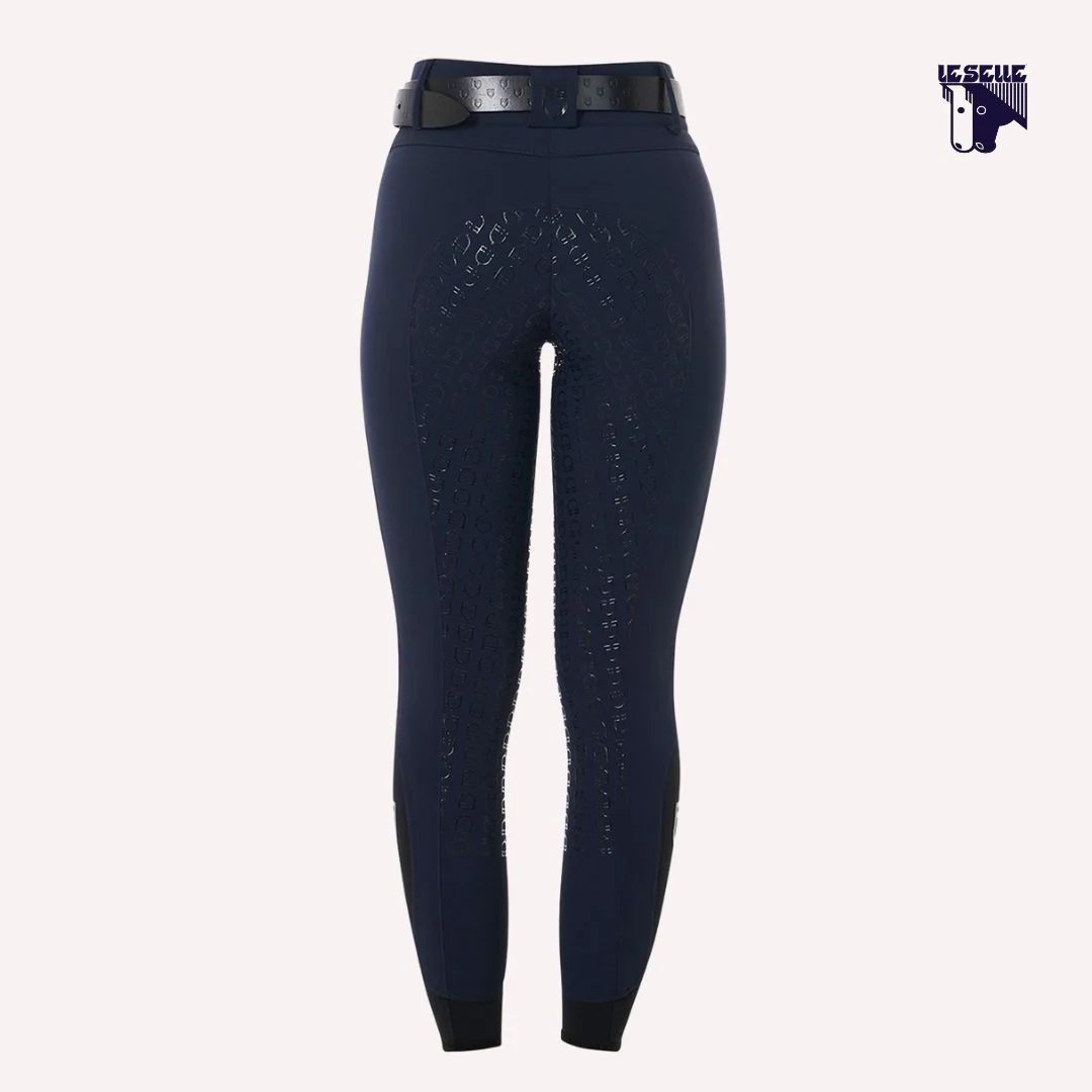 PANTALONI EQUESTRO VITA ALTA -BLU - immagine 3
