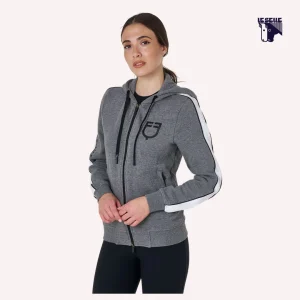 FELPA EQUESTRO CLASSIC - GRIGIO MELANGE