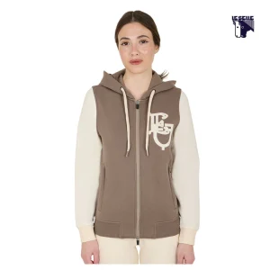 FELPA EQUESTRO BICOLOR - FANGO